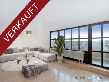 GEORGI: Sonnige Dachgeschosswohnung mit großem Südbalkon – perfekt für Singles & Paare, 85551 Kirchheim bei München, Dachgeschosswohnung