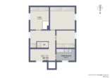 Grundriss Untergeschoss - Charmante 3-Zimmer-Wohnung mit Terrasse & Garten in ruhiger, zentraler Lage