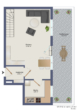 Dachgeschoss - Lichtdurchflutete Maisonette mit sonniger Dachterrasse