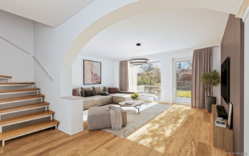 Lichtdurchflutetes Reihenmittelhaus mit sonniger Südterrasse in ruhiger Lage, 82041 Oberhaching, Reihenmittelhaus